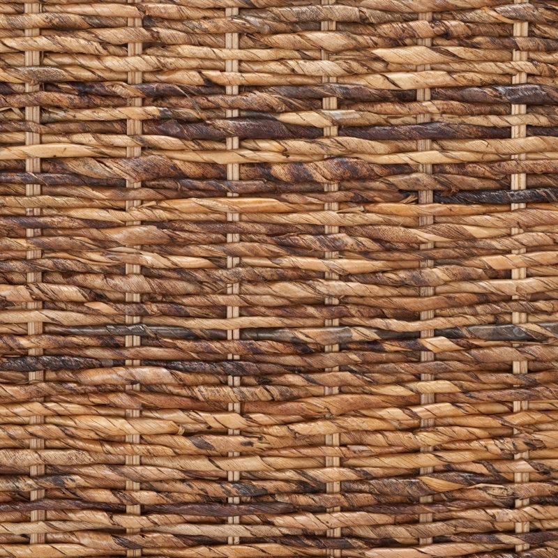 Hasır Orta Sehpa 100x68x30 cm Dikdörtgen Kahverengi Doğal Rattan - 105370