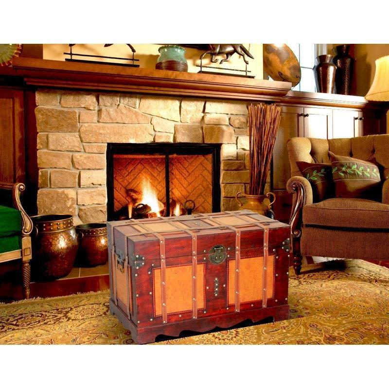 Havendale Endüstriyel Ahşap Otantik Orta Sehpa 67 cm x 40 cm - 104704