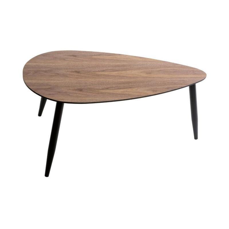 İkili Zigon Sehpa Kahverengi Ceviz 98 cm - 107810