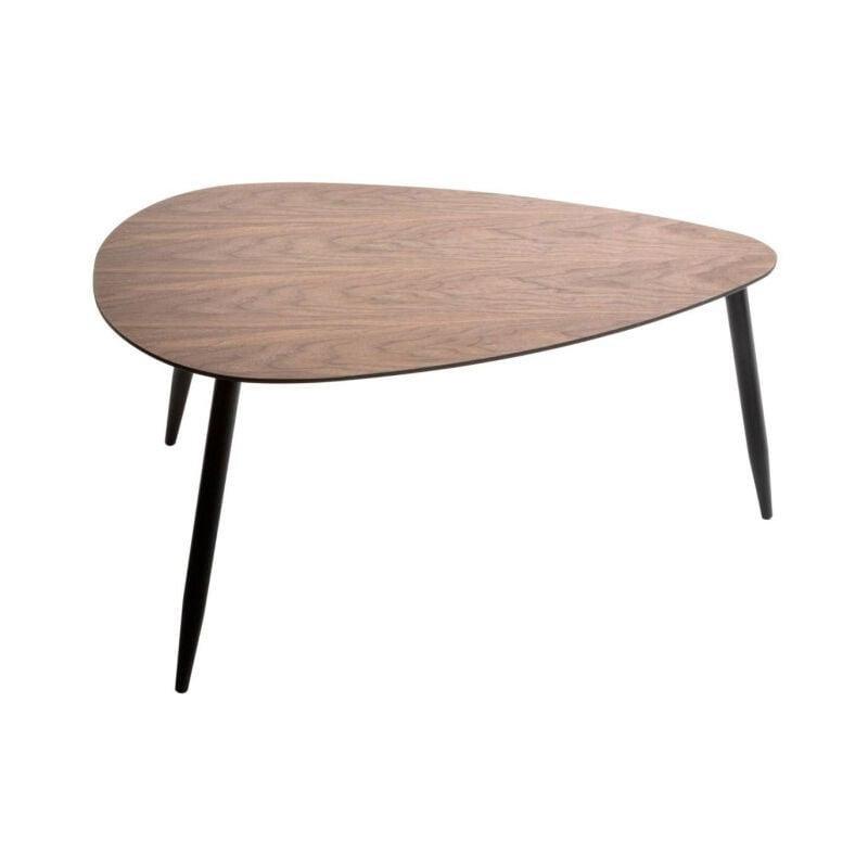 İkili Zigon Sehpa Kahverengi Ceviz 98 cm - 107810