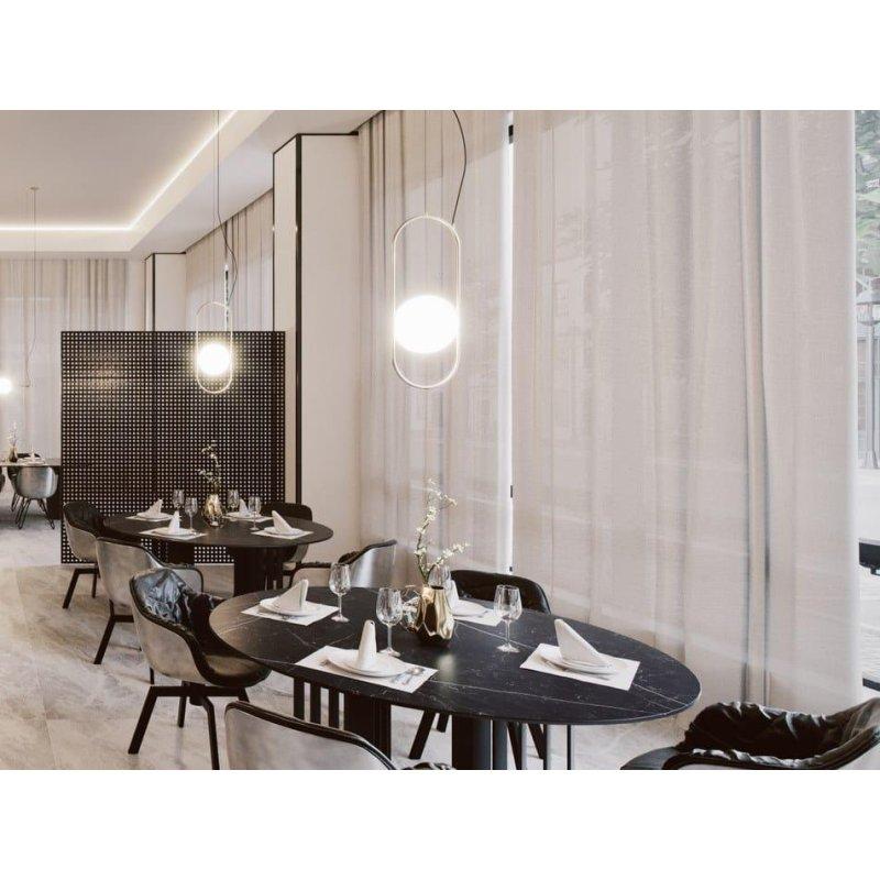 Joplin Seramik Masa Yuvarlak Mermer Desenli 130x130 cm - 89506