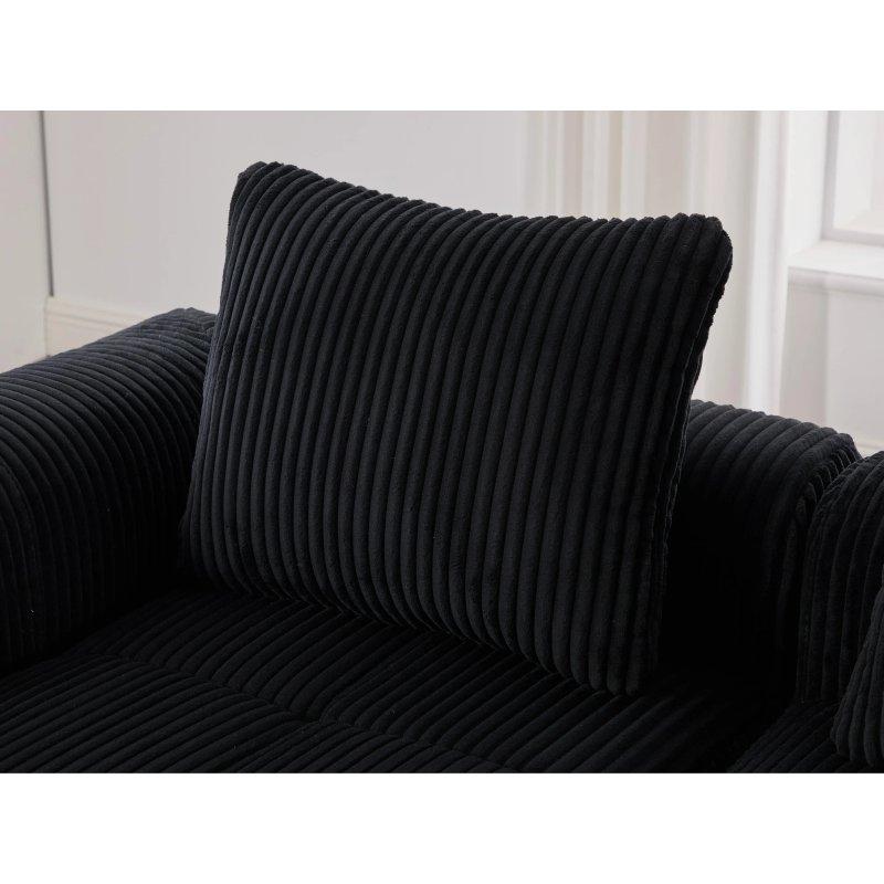 Kadife Fitilli Dinlenme Koltuğu-253x61x158 cm - 109739