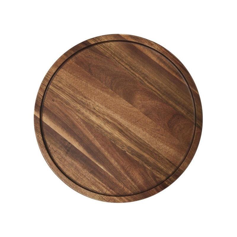 Kahverengi Akasya Zigon Sehpa 38 cm - 106870