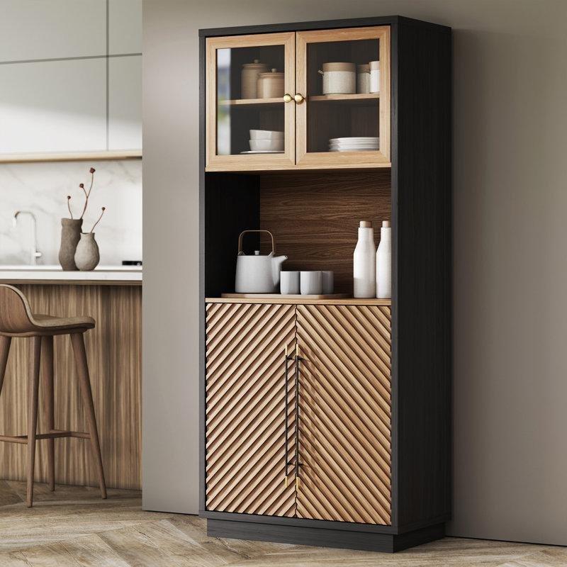 Kahverengi Ceviz Çok Amaçlı Dolap 175x77x40 cm - 92893