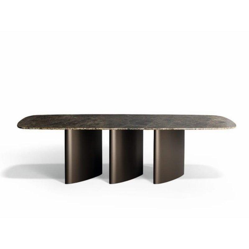 Kahverengi Mermer Masa 240x120 cm - 91753