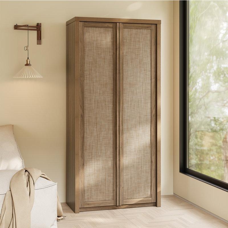 Kahverengi Rattan Çok Amaçlı Dolap 170x80x39 cm - 92971