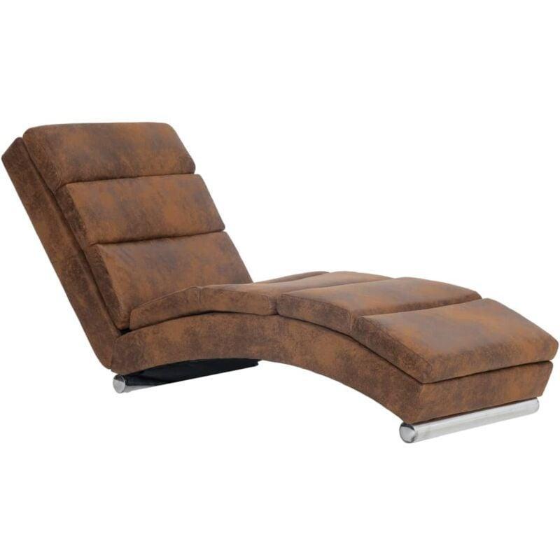 Kahverengi Similider / Polyester 155 x 51 x 71 cm Dinlenme Koltuğu - 109363