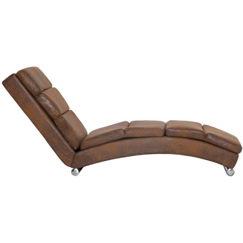 Kahverengi Similider / Polyester 155 x 51 x 71 cm Dinlenme Koltuğu - 109363
