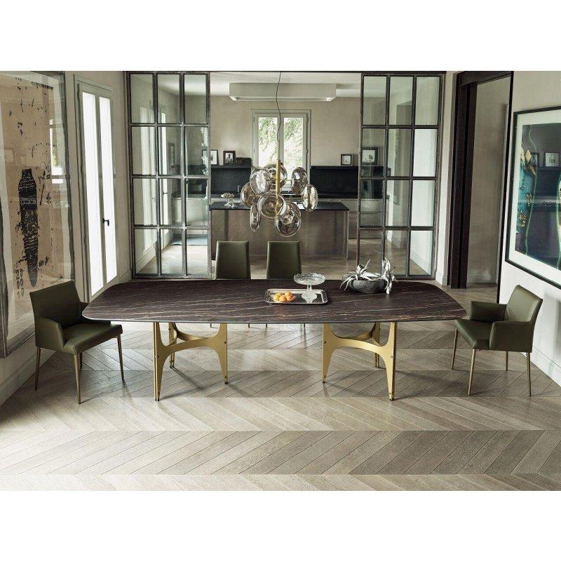 Kahverengi SuperMarble Mermer Masa 300x120 cm - 91750