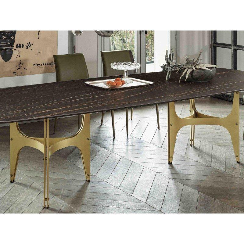 Kahverengi SuperMarble Mermer Masa 300x120 cm - 91750