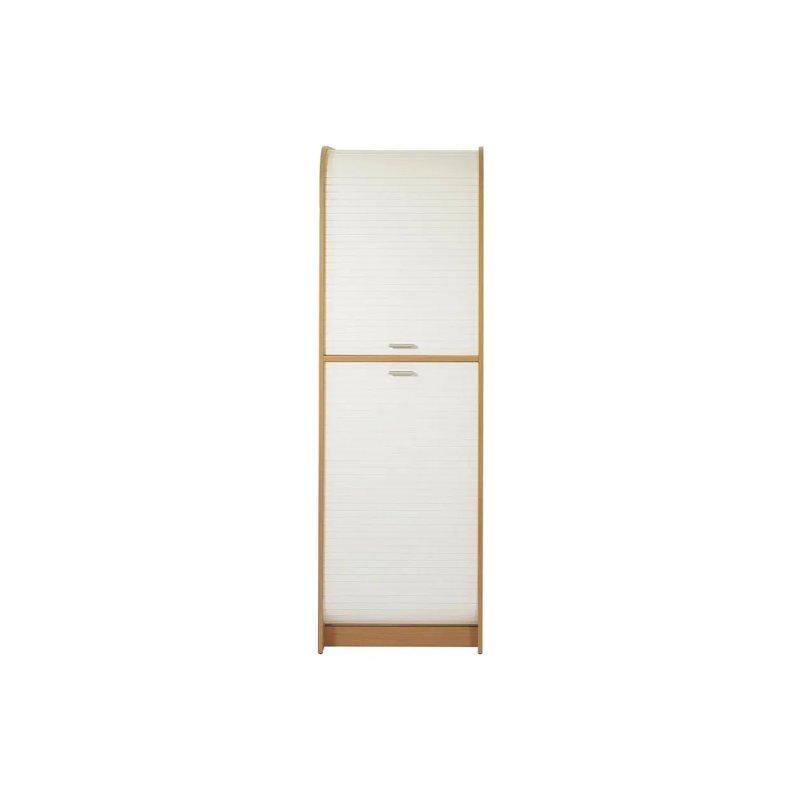 Kayın ve Beyaz Çok Amaçlı Dolap 58 cm 181 cm 47 cm - 92281