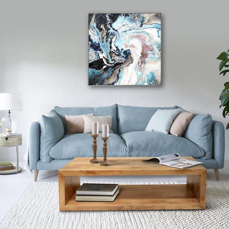 Keli Walpole Masif Mango Ağacı Dikdörtgen Orta Sehpa 147 x 61 x 48 cm - 104656