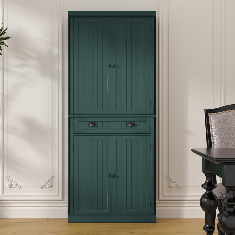 Koyu Yeşil Çekmeceli Çok Amaçlı Dolap 183 cm - 92983