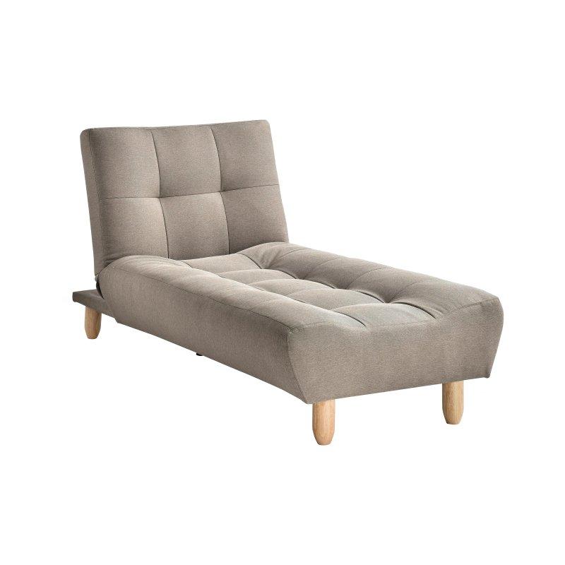 Kumaş Dinlenme Koltuğu Clic Clac Dönüşebilen Taupe-84x87x165 cm - 110087