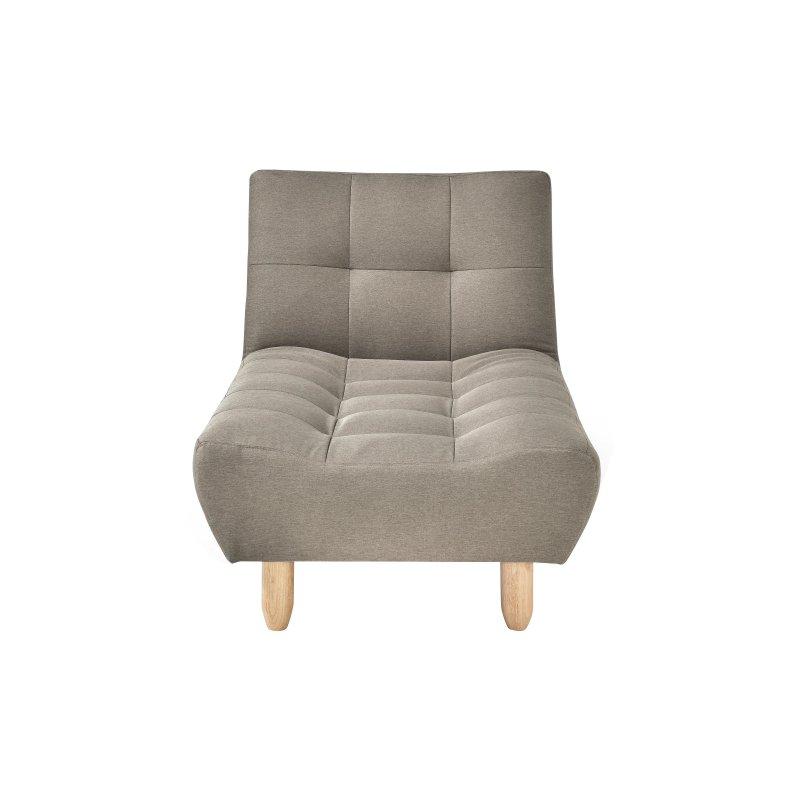 Kumaş Dinlenme Koltuğu Clic Clac Dönüşebilen Taupe-84x87x165 cm - 110087