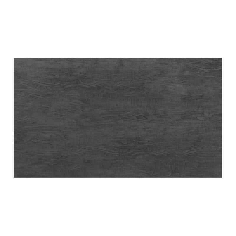 Kyler Endüstriyel Ahşap Orta Sehpa 140x80 cm Siyah Metal Çerçeveli - 104056