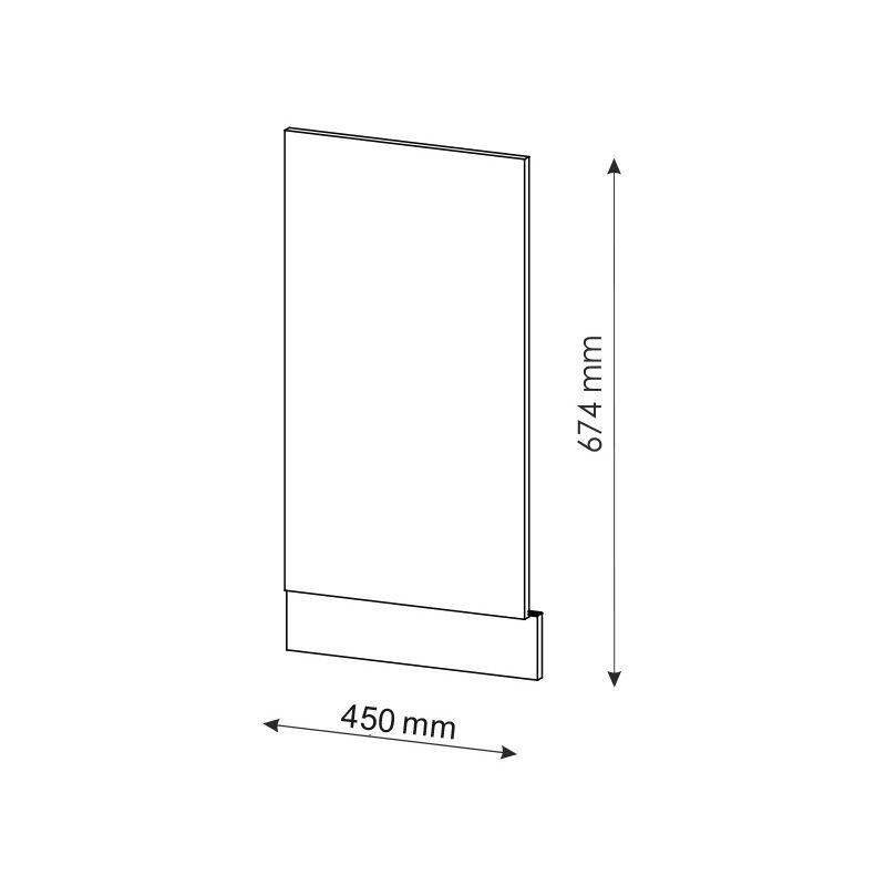 Lave-vaişeli Ön Paneli MDF ve Endüstriyel Ahşap 45x67 cm Yeşil - 100916