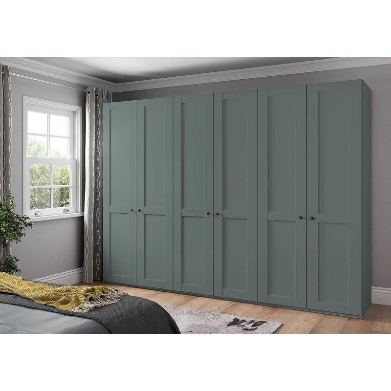 Lindyeşil 6 Kapılı Gardrop 295x216x58 cm - 90943