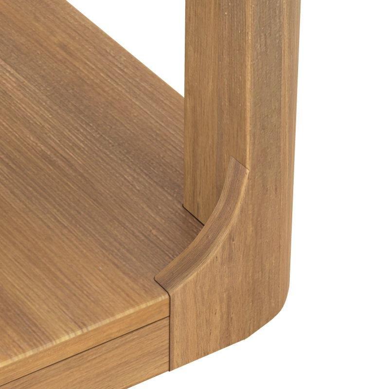 Masif Çam Ahşap Raflı Dikdörtgen Orta Sehpa 122 cm - 104092