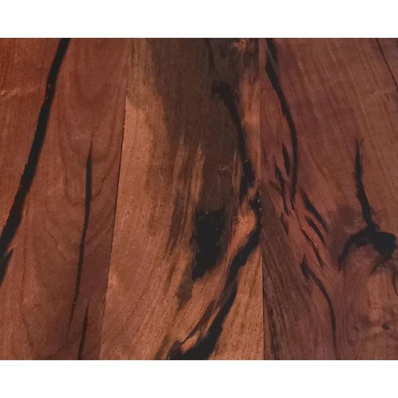 Masif Meşe Ağacı Traverten Kaplamalı Ferforje Orta Sehpa 152 cm x 81 cm - 104248