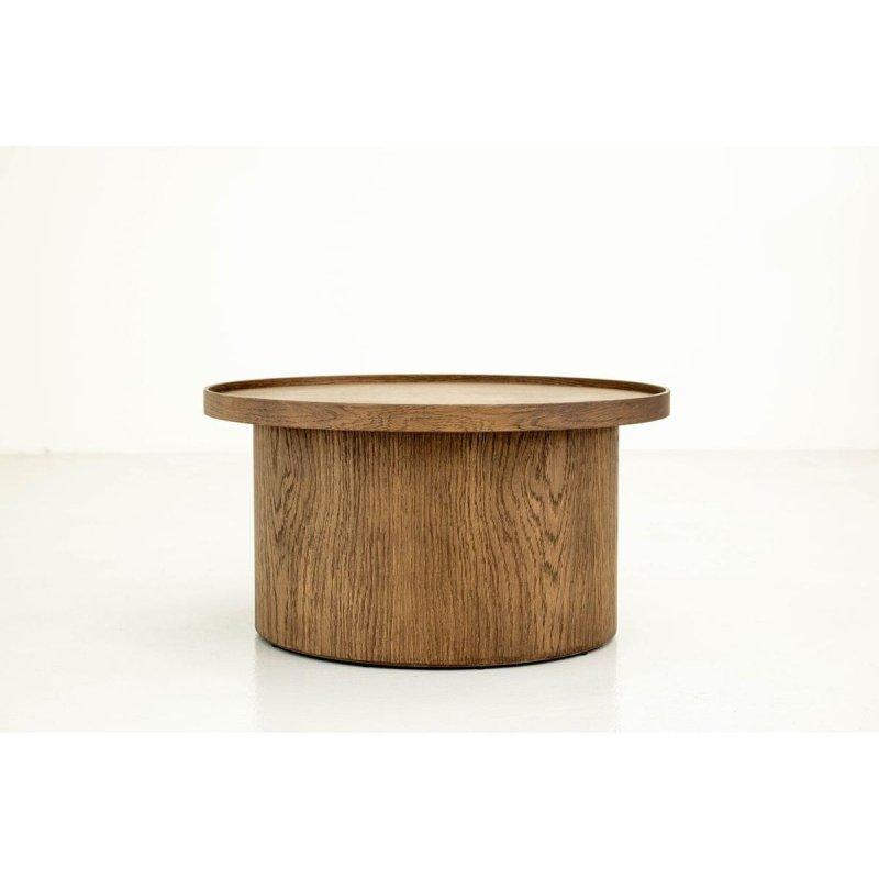 Masif Meşe Orta Sehpa 60 cm Çap - 103797