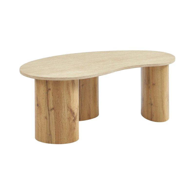 MDF Orta Sehpa Traverten Efekti 120x60x45 cm - 102447