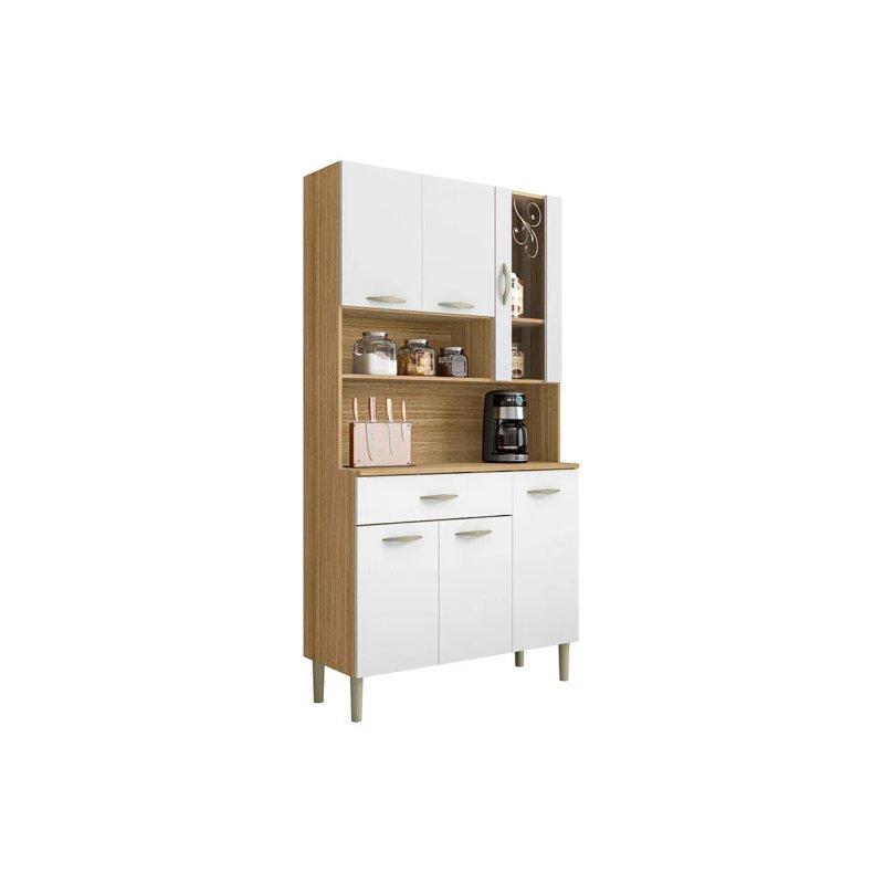 Meşe Beyaz Çok Amaçlı Dolap 91x174x36 cm - 92704