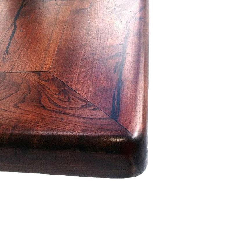 Meşe Masif Ahşap Dikdörtgen Ferforje Orta Sehpa 152x81x53 cm - 104254