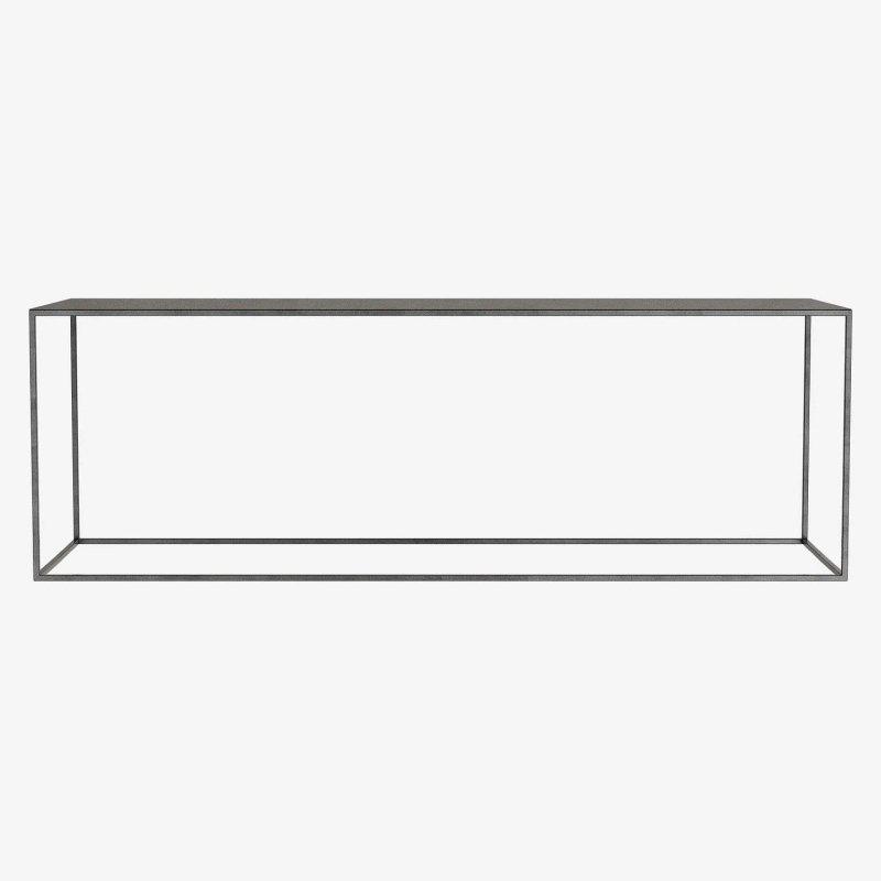 Metal Orta Sehpa Siyah 120x40 cm - 103720