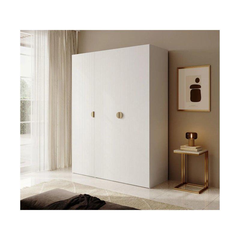 Moonir Beyaz Gardrop 3 Kapılı 150x200 cm - 90373