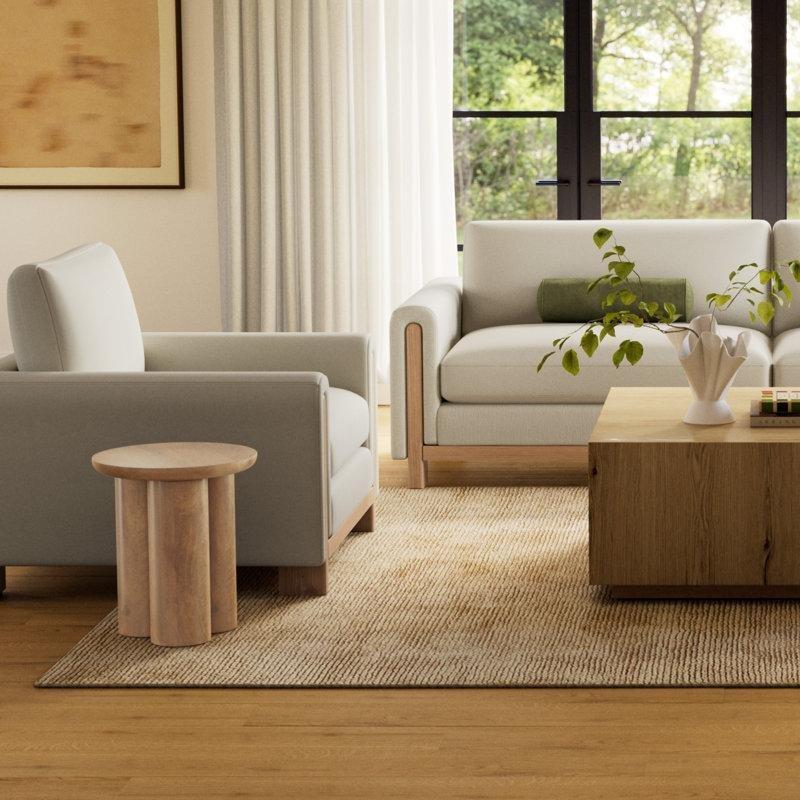 Naturel Mango Ahşap Mantar Zigon Sehpa 45 cm - 108400