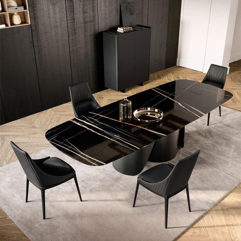 Onda Seramik Masa 200x106 cm Metal Ayaklı - 89641