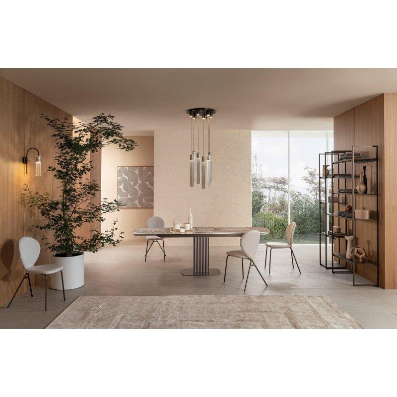 Onda Seramik Masa Metal Ayaklı 150 cm Yuvarlak - 89719