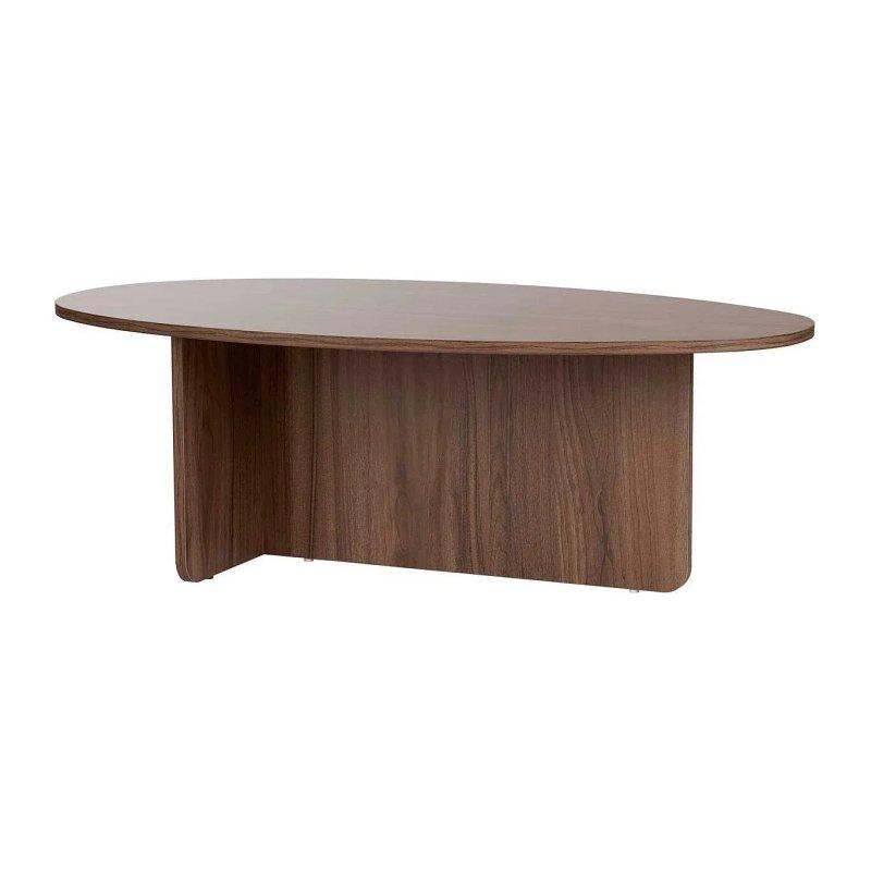 Orba Oval Endüstriyel Ahşap Orta Sehpa 120 cm - 102642