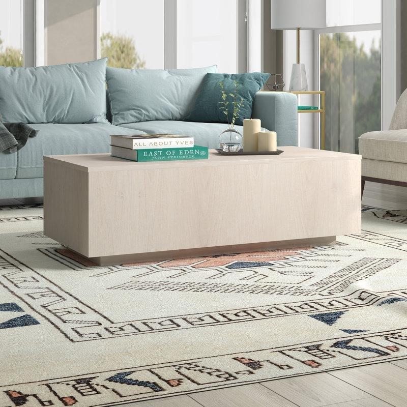 Paxton Endüstriyel Ahşap Dikdörtgen Orta Sehpa 121x56x56 cm - 104524