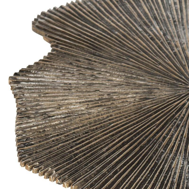 Pirinç Metal El Yapımı Üç Ayaklı Pirinç Yan Sehpa-60x51x53 cm - 113124