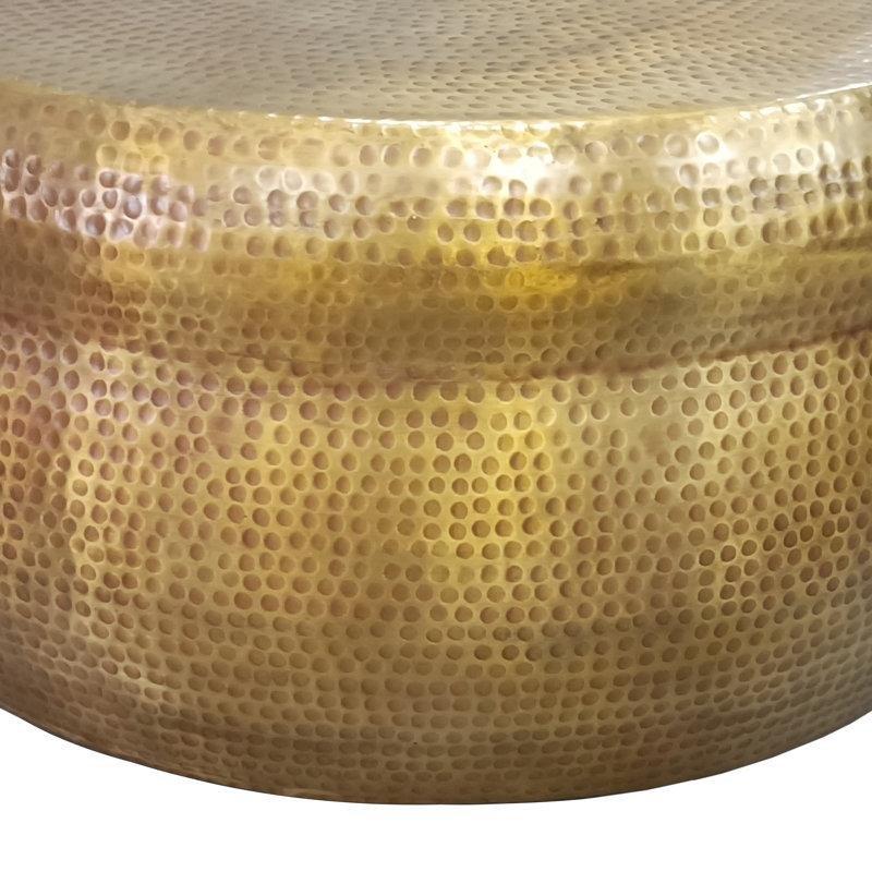 Pirinç Orta Sehpa Yuvarlak 81 cm Çapında Aluminyum - 104746