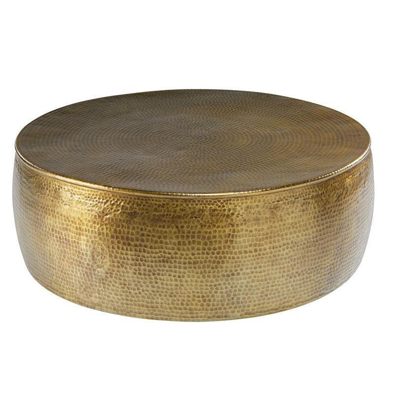 Pirinç Orta Sehpa Yuvarlak 97 cm Çaplı Metal - 104725