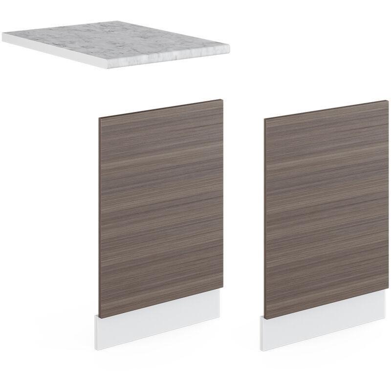 R-Line Gri Lave-vaişel Kapak Paneli 45x57 cm Endüstriyel Ahşap - 100834