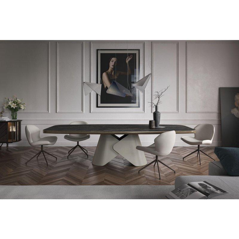 Scott Seramik Premium Masa Mermer Desenli Seramik Üst 240x120 cm veya 300x128 cm - 89308