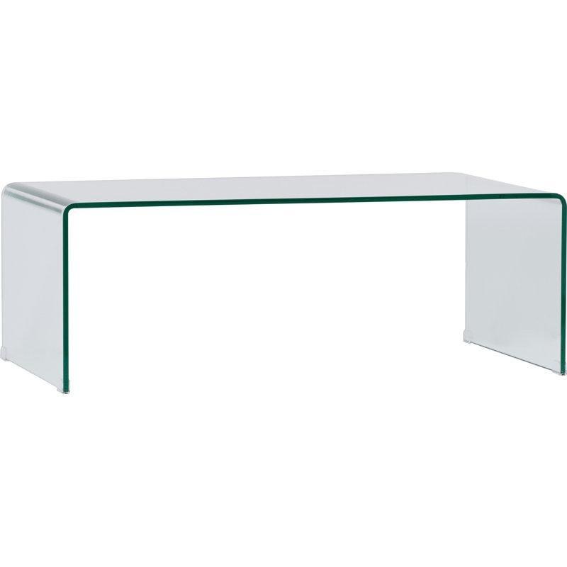 Şeffaf Cam Orta Sehpa 110x61x38 cm - 105580