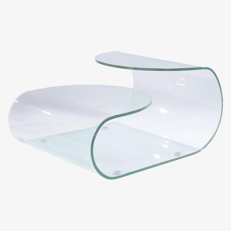 Şeffaf Cam Orta Sehpa 80x65 cm - 103780