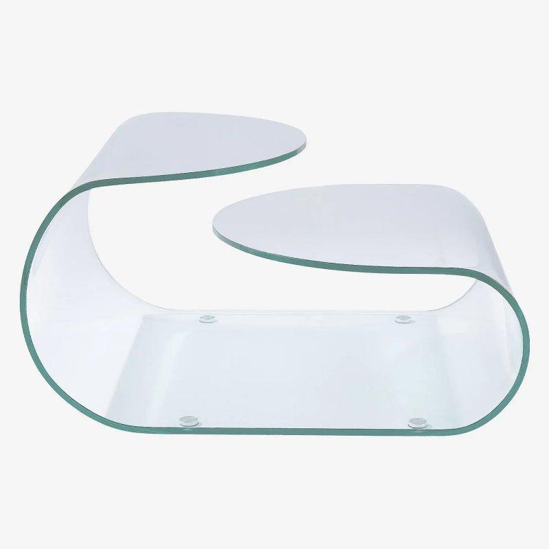 Şeffaf Cam Orta Sehpa 80x65 cm - 103780