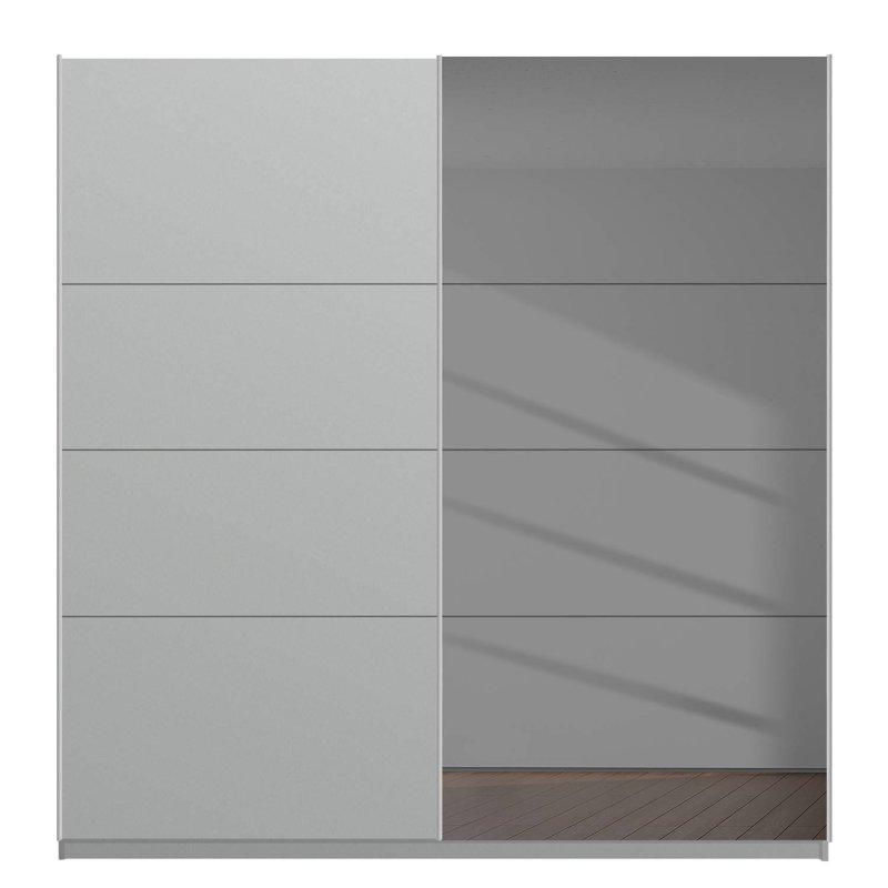 Seidengrau Sürgülü Gardrop Aynalı 225x236x69 cm - 90781