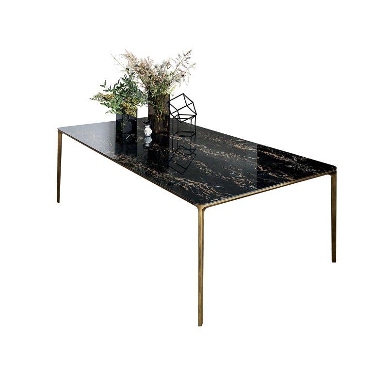 Seramik Masa 120x80x74 cm Alüminyum Ayaklı - 89578