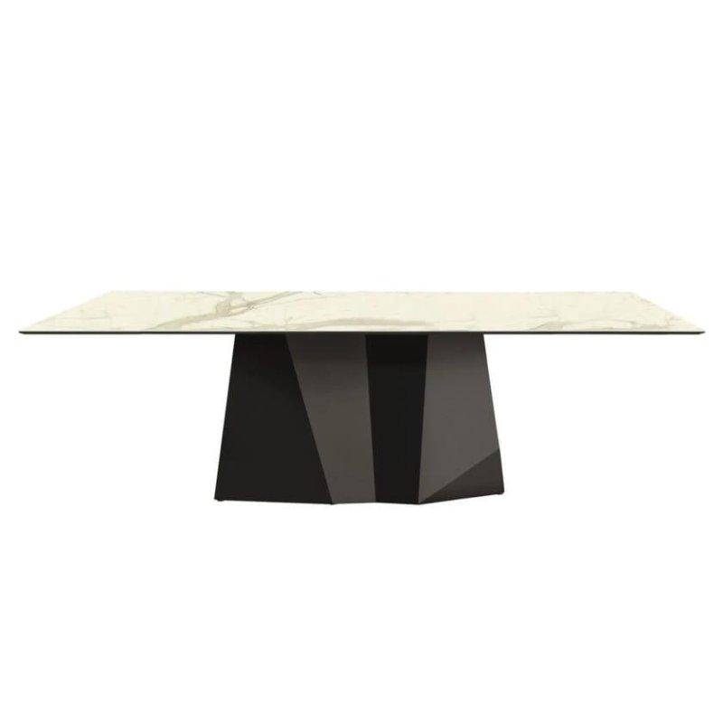 Seramik Masa 200x100 cm Siyah Tabanlı - 89143