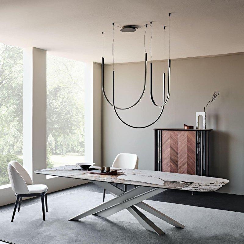 Seramik Masa 240x120 cm Endüstriyel Tasarım - 89521