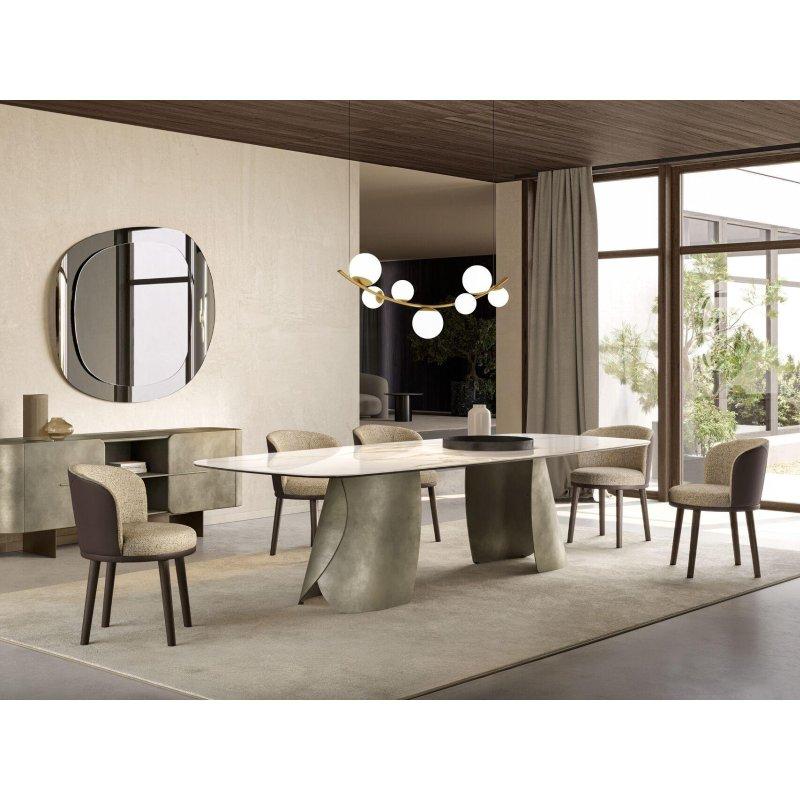 Seramik Masa 240x120 cm Metal Ayaklı - 89230
