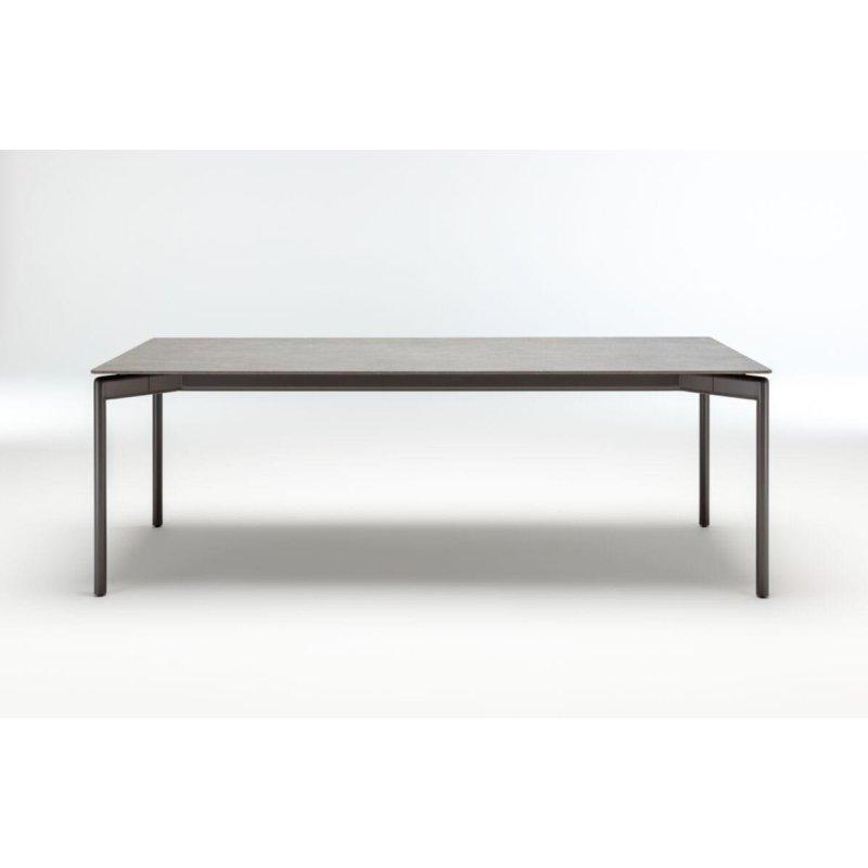 Seramik Masa Antrasit Metal Çerçeve 260x100 cm - 89731