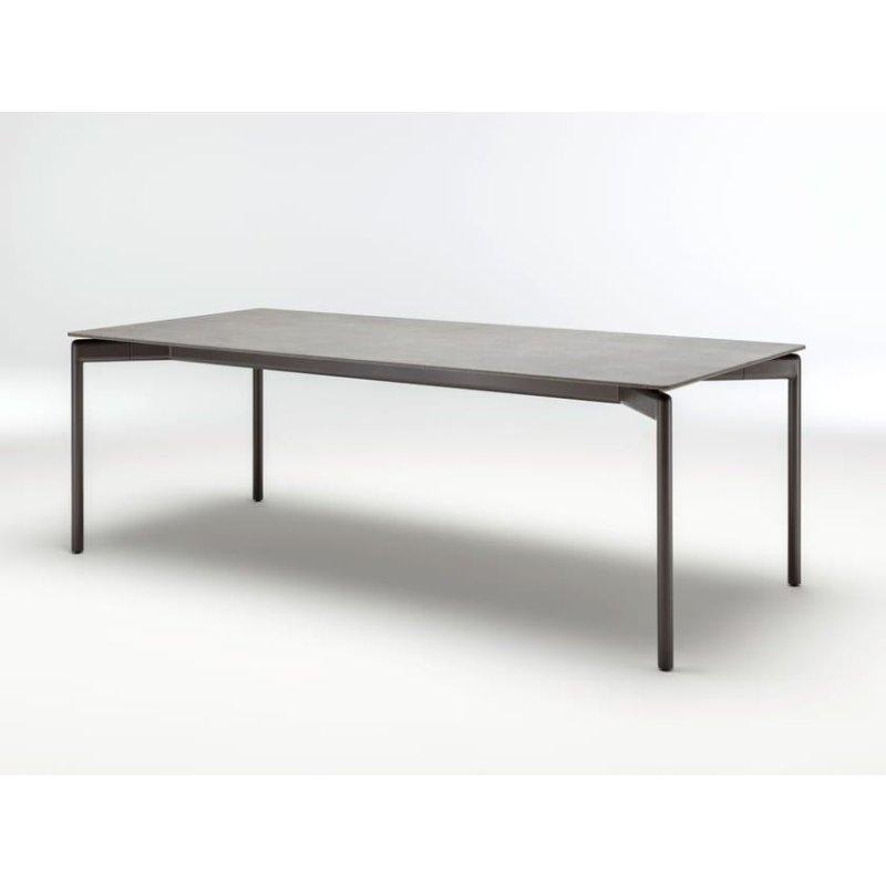 Seramik Masa Antrasit Metal Çerçeve 260x100 cm - 89731